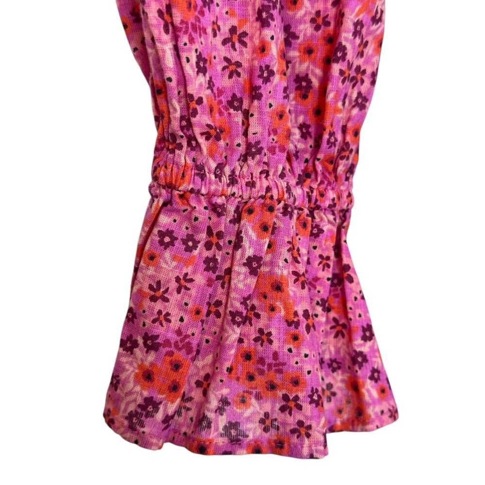 Free People I Found You Print Blouse in Party Combo NWT - Picture 10 of 15